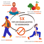 5 tips van de fysiotherapeut om rugklachten te voorkomen.